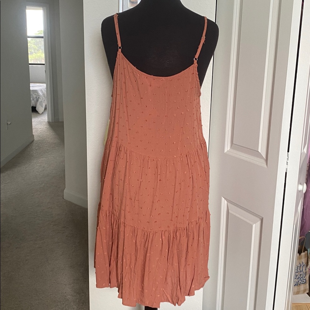 Rust Orange Sleeveless Dress NWT - Picture 2 of 2
